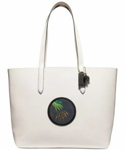 Wizard Of Oz Coach Highline Tote (Chalk/Gold) Tote Handbags Totes