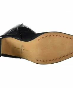 Dolce Vita Women’s Black Leather Davey Knee High Boots SHOES