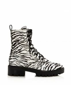 Dolce Vita Gregor Zebra Print Hiker Boots SHOES