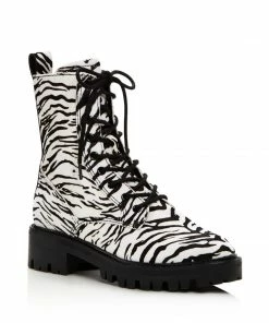 Dolce Vita Gregor Zebra Print Hiker Boots SHOES